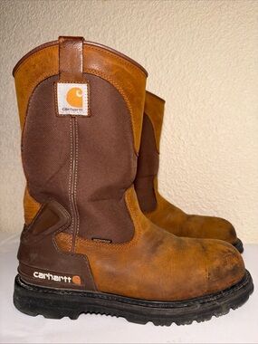 Carhartt Brown/Tan Waterproof Work Boots